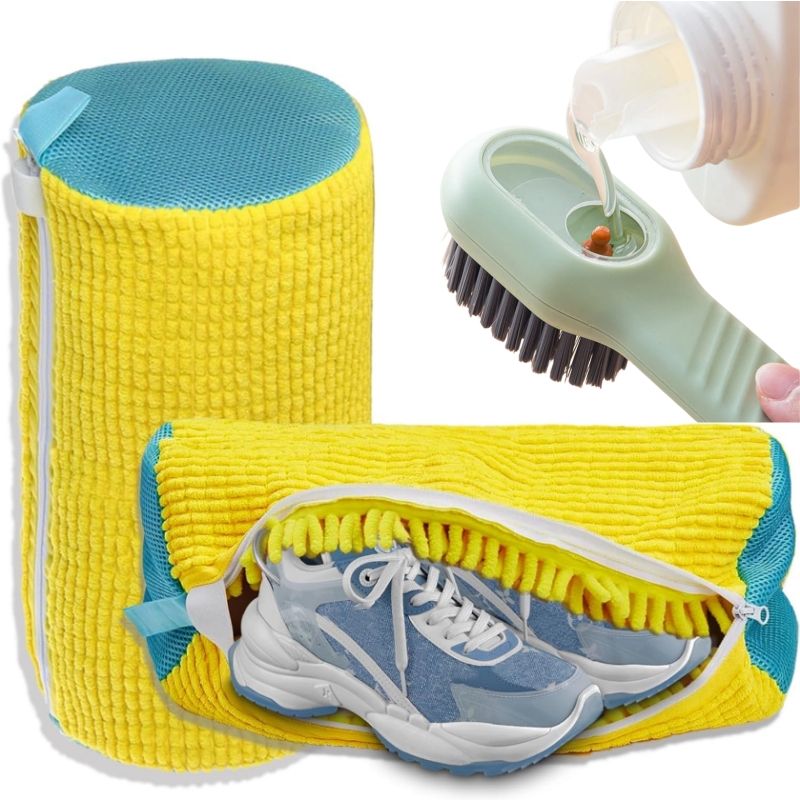 Shoe Cleaning Brush - 1/2/4 قطع من أكياس غسيل الأحذية