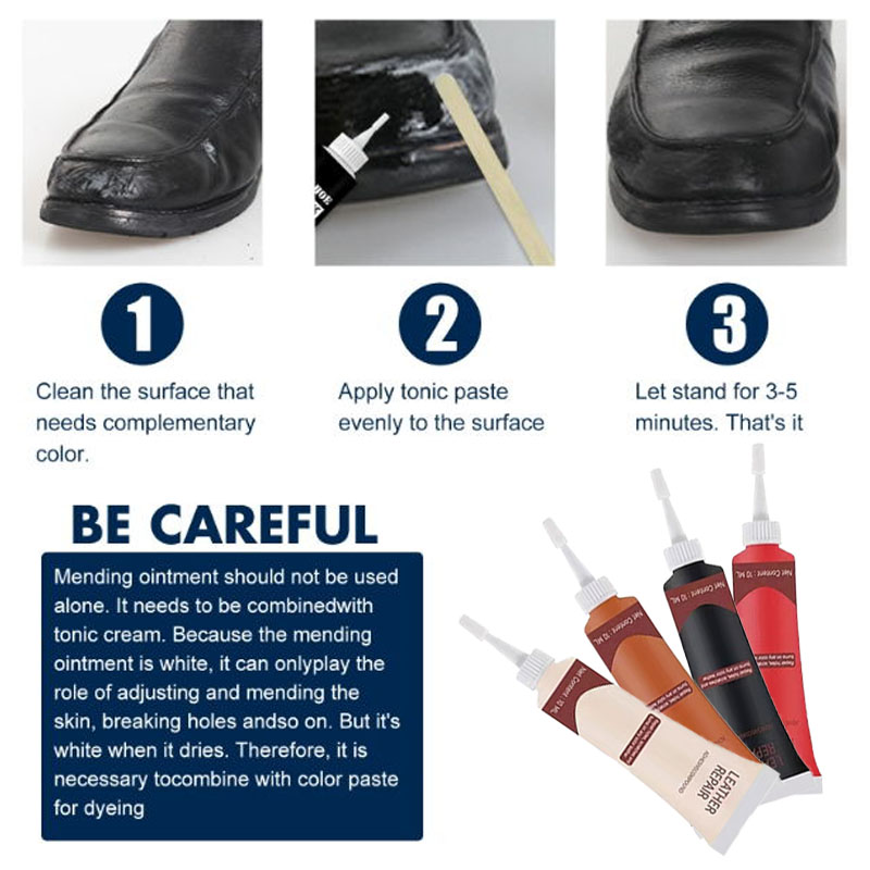 معجون إصلاح الجلد، كريم ترميم  - مراجعة Leather Shoe Polish وسعره