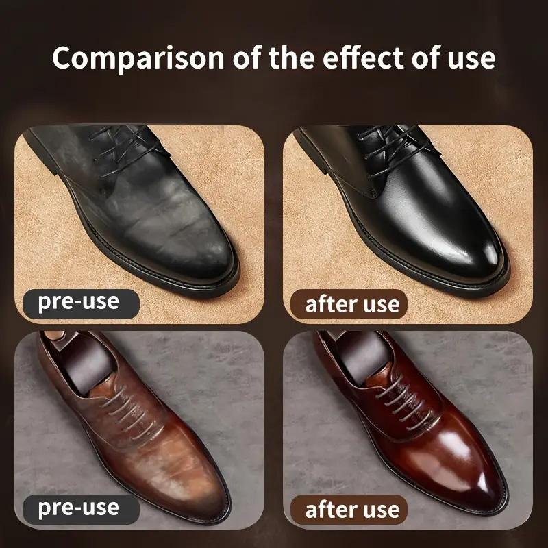 إسفنجة شمع أحذية فورية التلميع - مراجعة Leather Shoe Polish وسعره