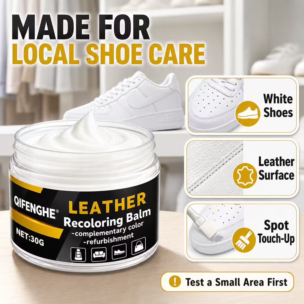 بلسم ترميم الأحذية البيضاء سهل - مراجعة Shoe Brush وسعره